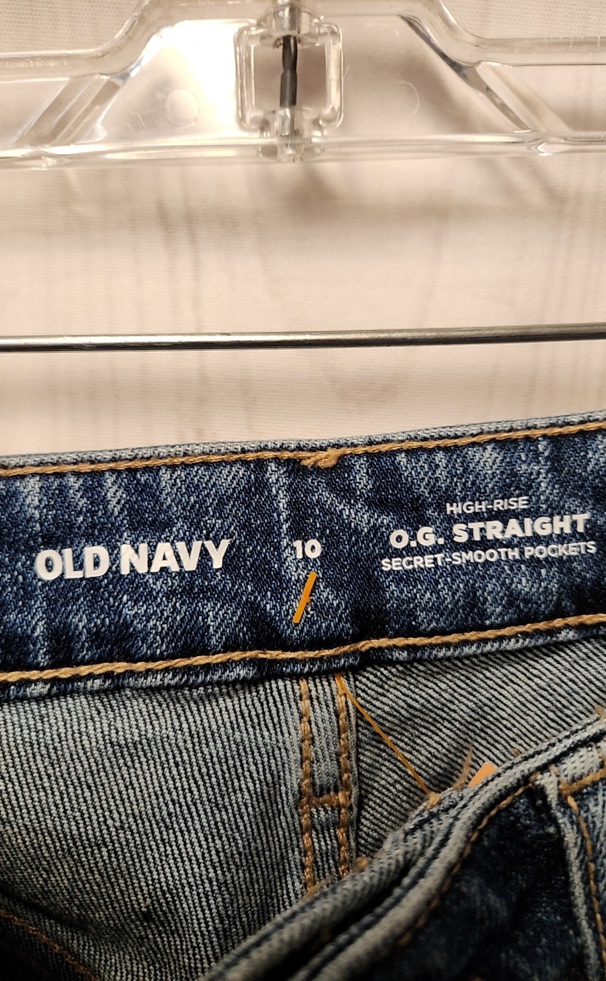 Old Navy Women's Size 30 (9-10) Blue Jeans High Rise O.G. Straight