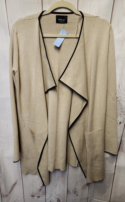 Zara Women's Size M Beige Cardigan