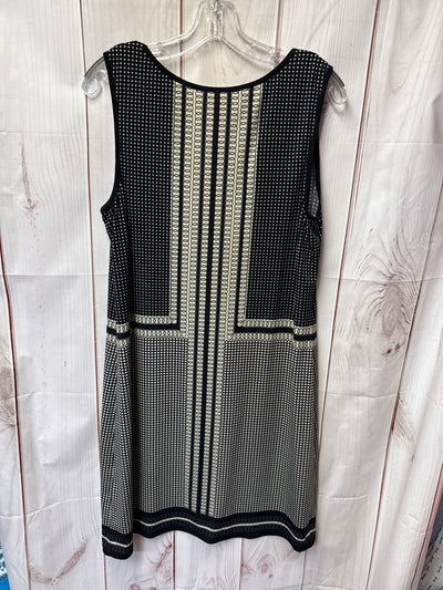 Max Studio Women's Size L Black & Beige Dress