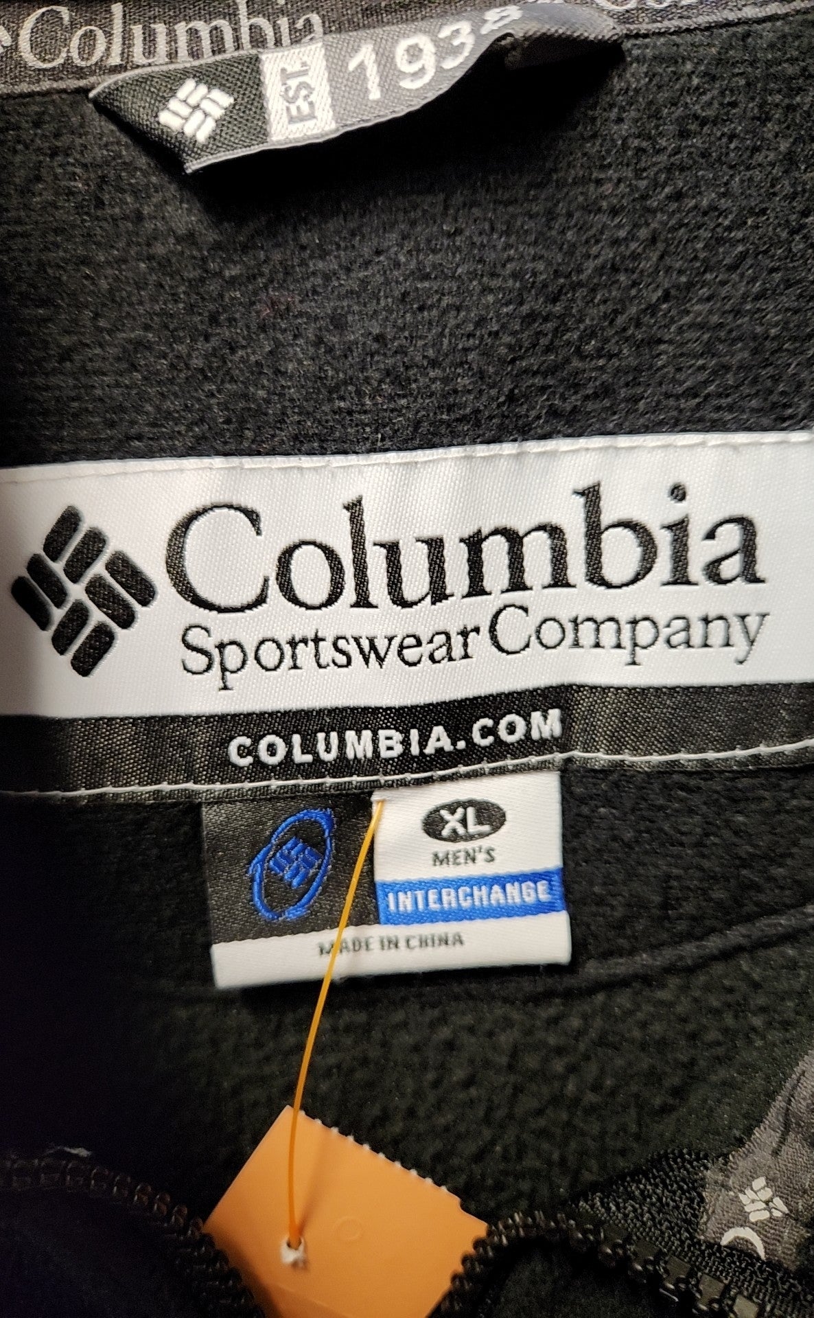 Columbia Men's Size XL Black Jacket