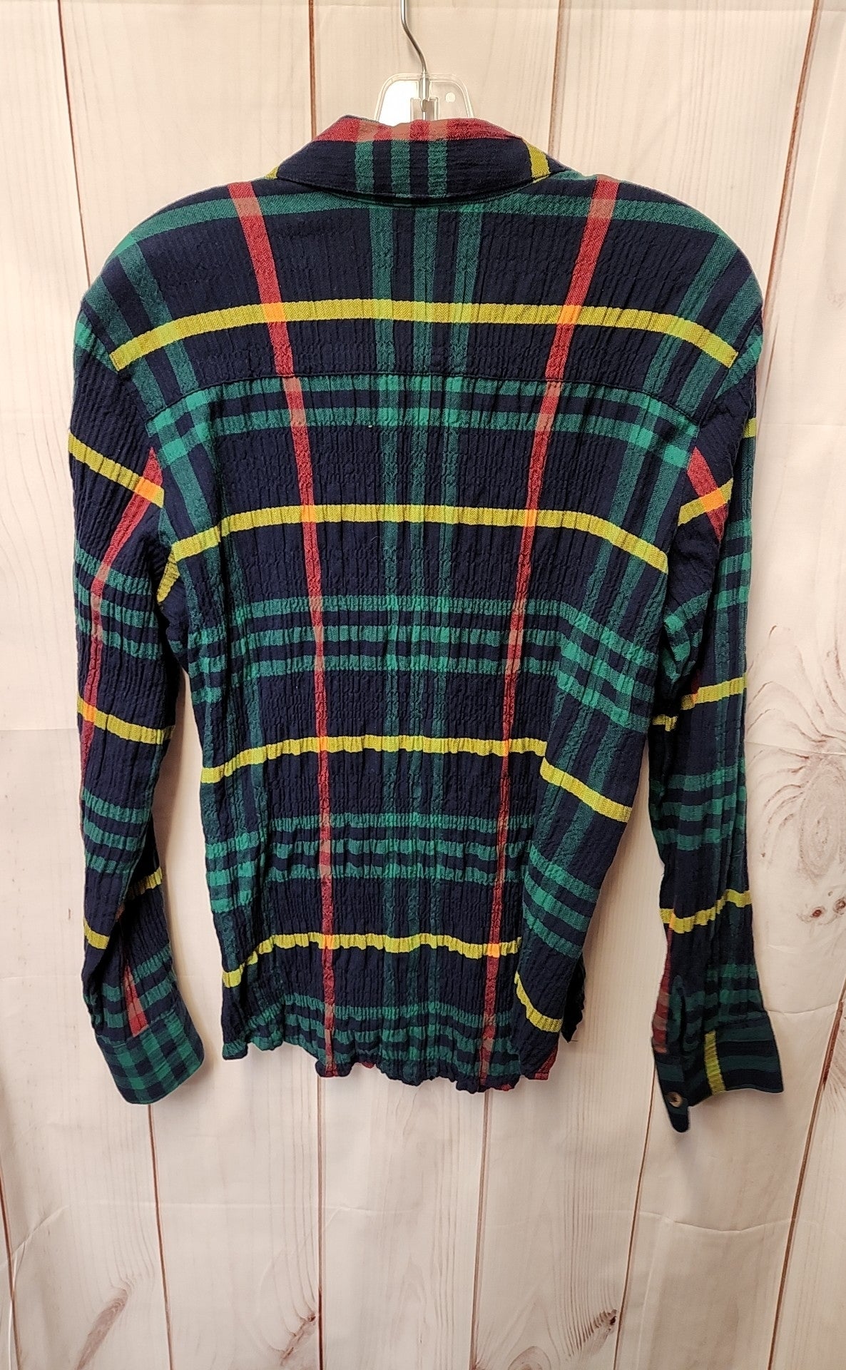 Foxcroft Women's Size 10 Navy Long Sleeve Top