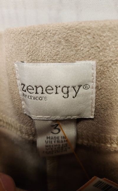 NWT Zenergy - Chico's Women's Size 3 = US 16 Brown Pants