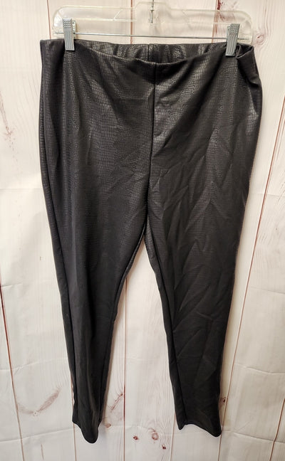 JM Collection Women's Size L Black Pants