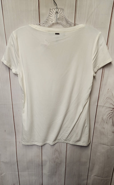 White House Black Market Women's Size XS White Short Sleeve Top
