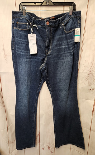 NWT Seven7 Women's Size 33 (15-16) Blue Jeans