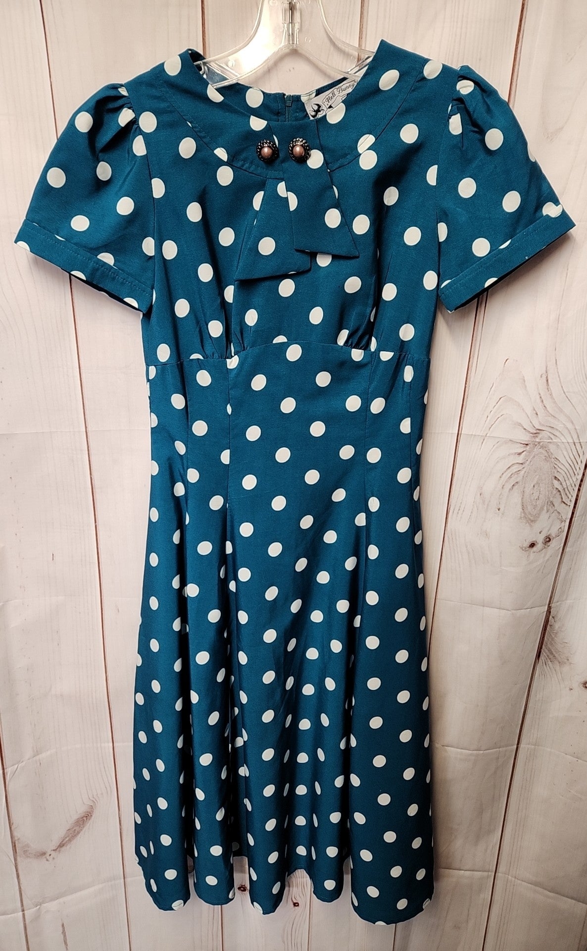 Hell Bunny Vixen Women's Size XS Green Dress
