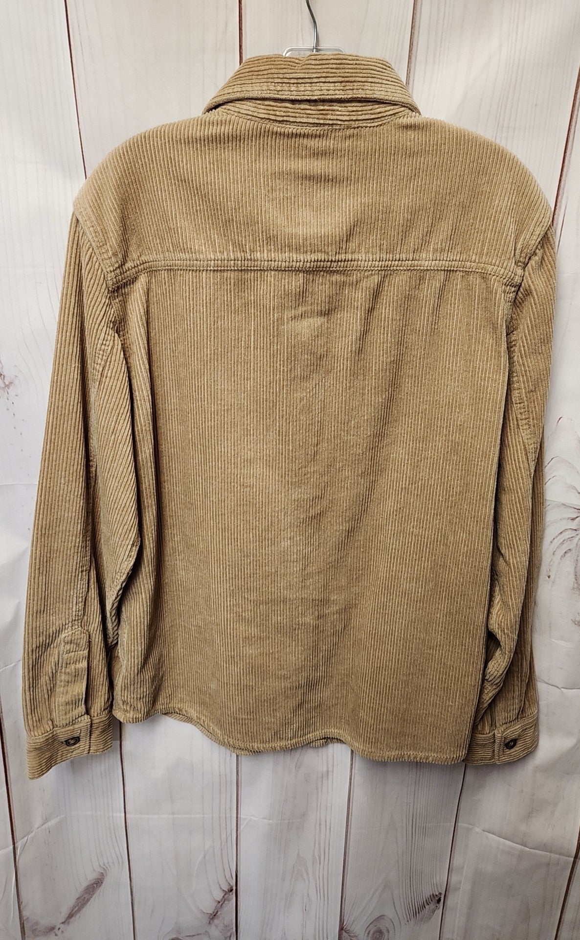 NWT Buffalo Men's Size S Tan Corduroy Shirt