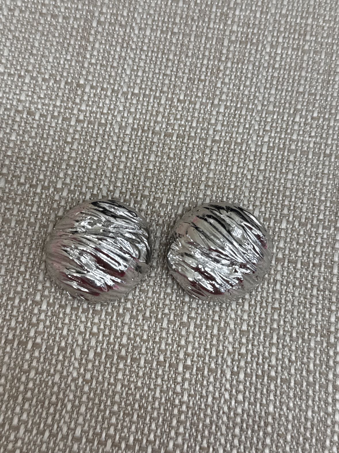 VTG Essex Silver Clip-on Earrings