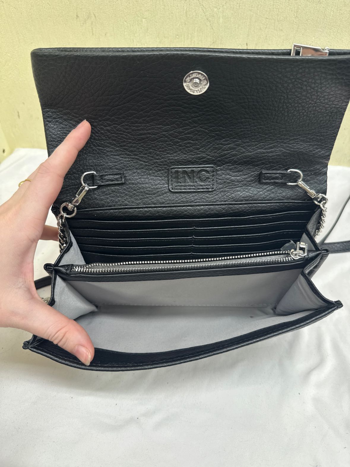 INC Black Purse Bag