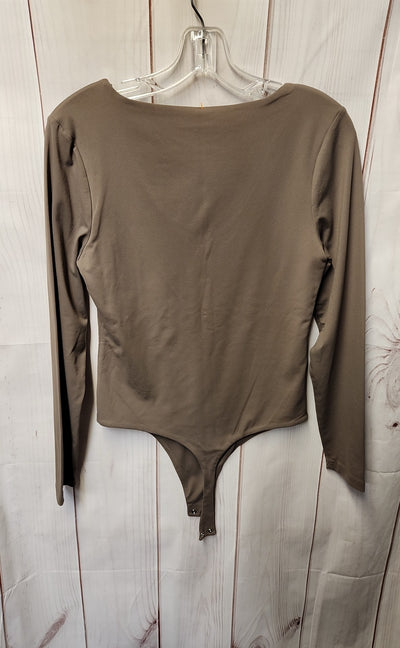Nuuds Women's Size M Brown Bodysuit