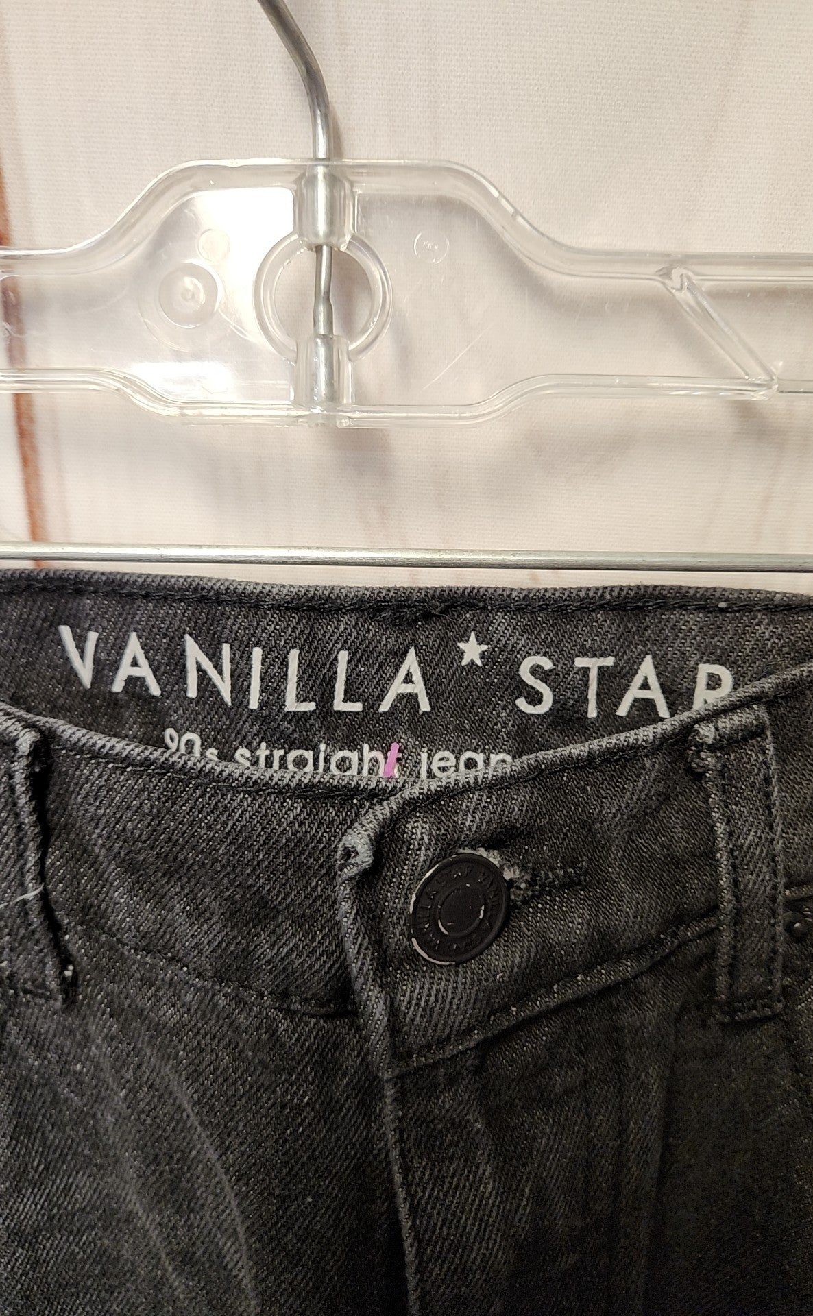 Vanilla Star Women's Size 29 (7-8) Black Jeans 90's Straight