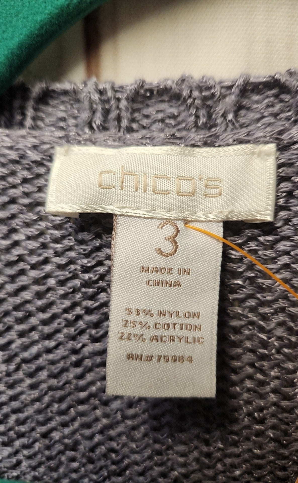 Chico's Women's Size 3 = US XL Purple Cardigan