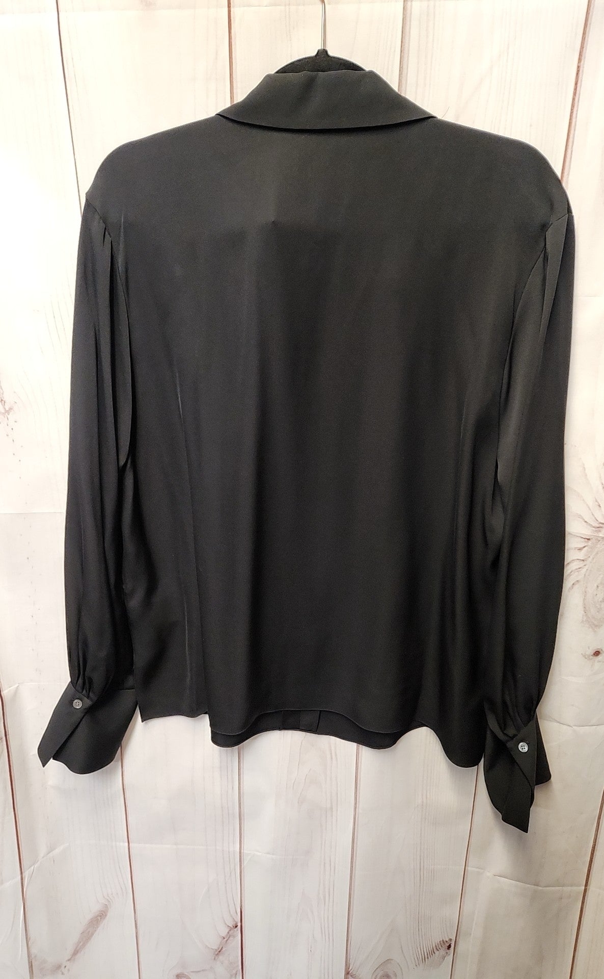 NWT Theory Women's Size L Black Long Sleeve Top