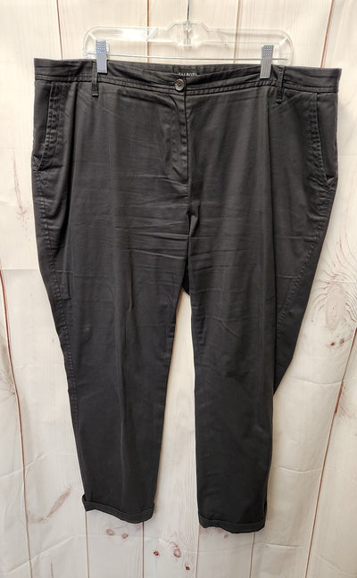 Talbots Women's Size 18 Black Pants Relaxed Chino