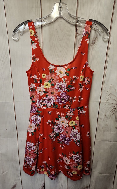 Divided Women's Size 6 Red Floral Dress