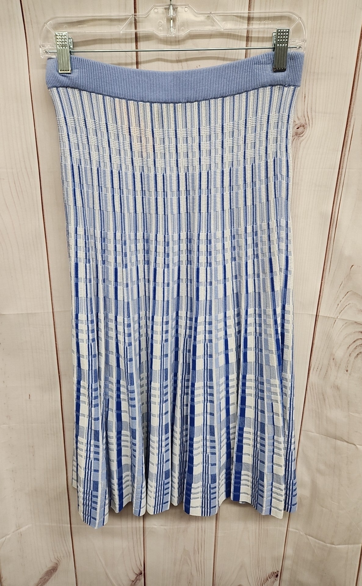 Banana Republic Women's Size S White & Blue Skirt