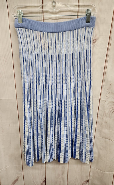 Banana Republic Women's Size S White & Blue Skirt