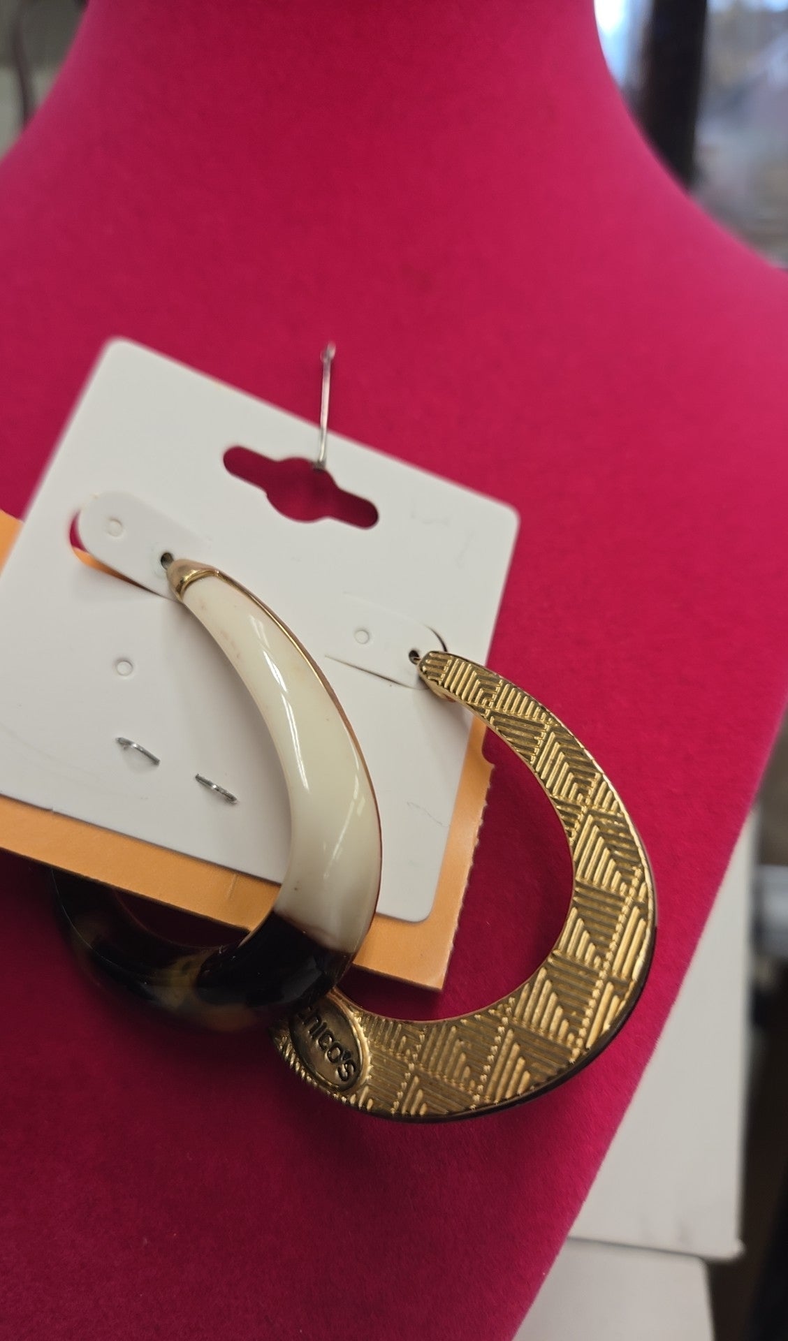 Chico's Gold Hoop Earrings