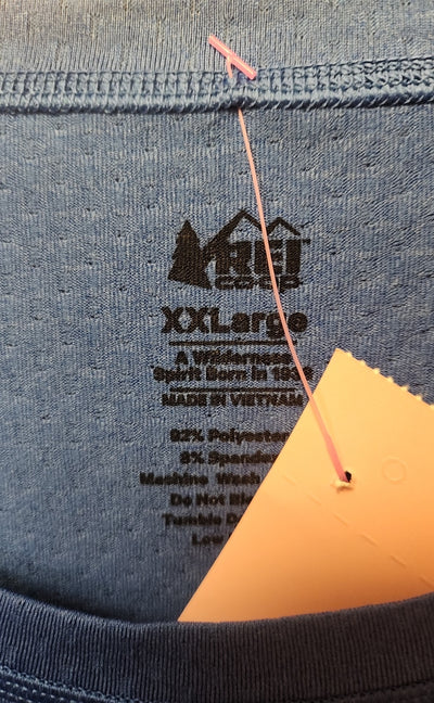 REI Men's Size XXL Blue Shirt