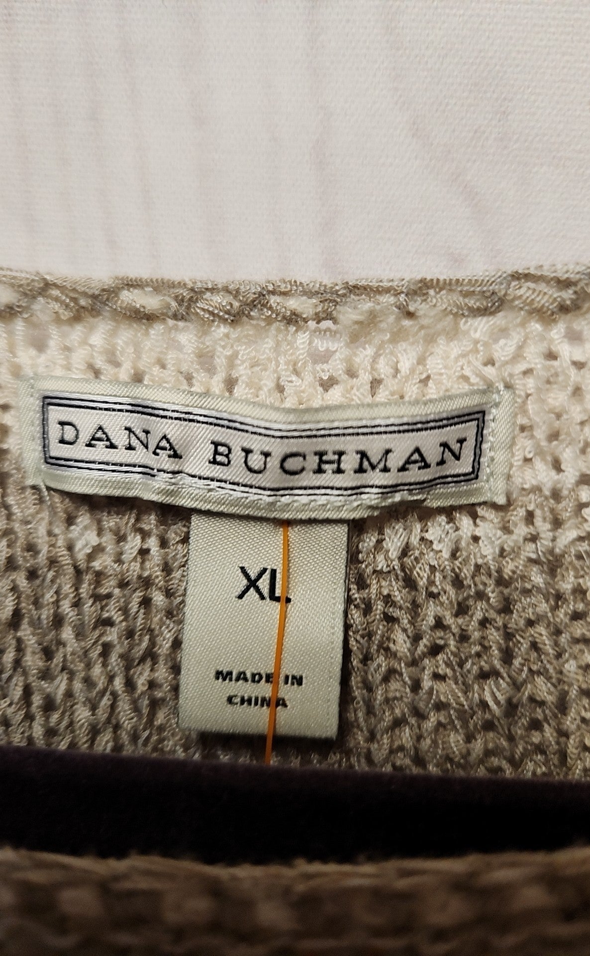 Dana Buchman Women's Size XL Brown Sweater