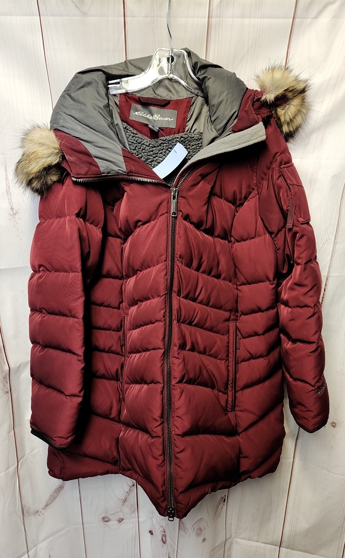 Eddie Bauer Women's Size XL Petite Red Coat