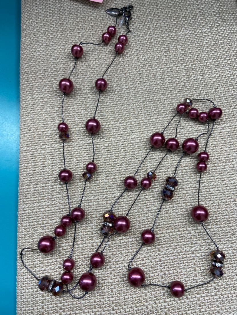Coldwater Creek Pink Beaded Necklace