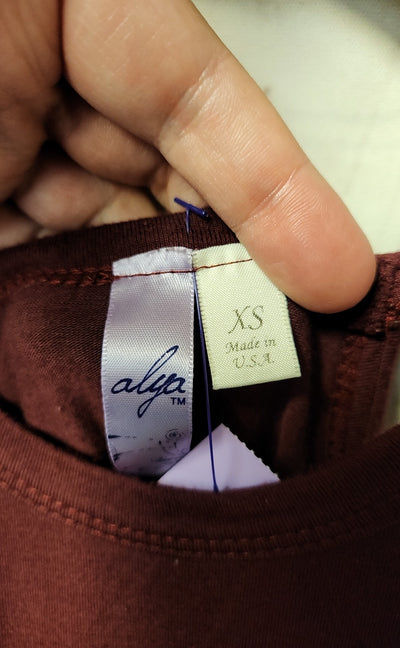 Alya Women's Size XS Maroon Dress