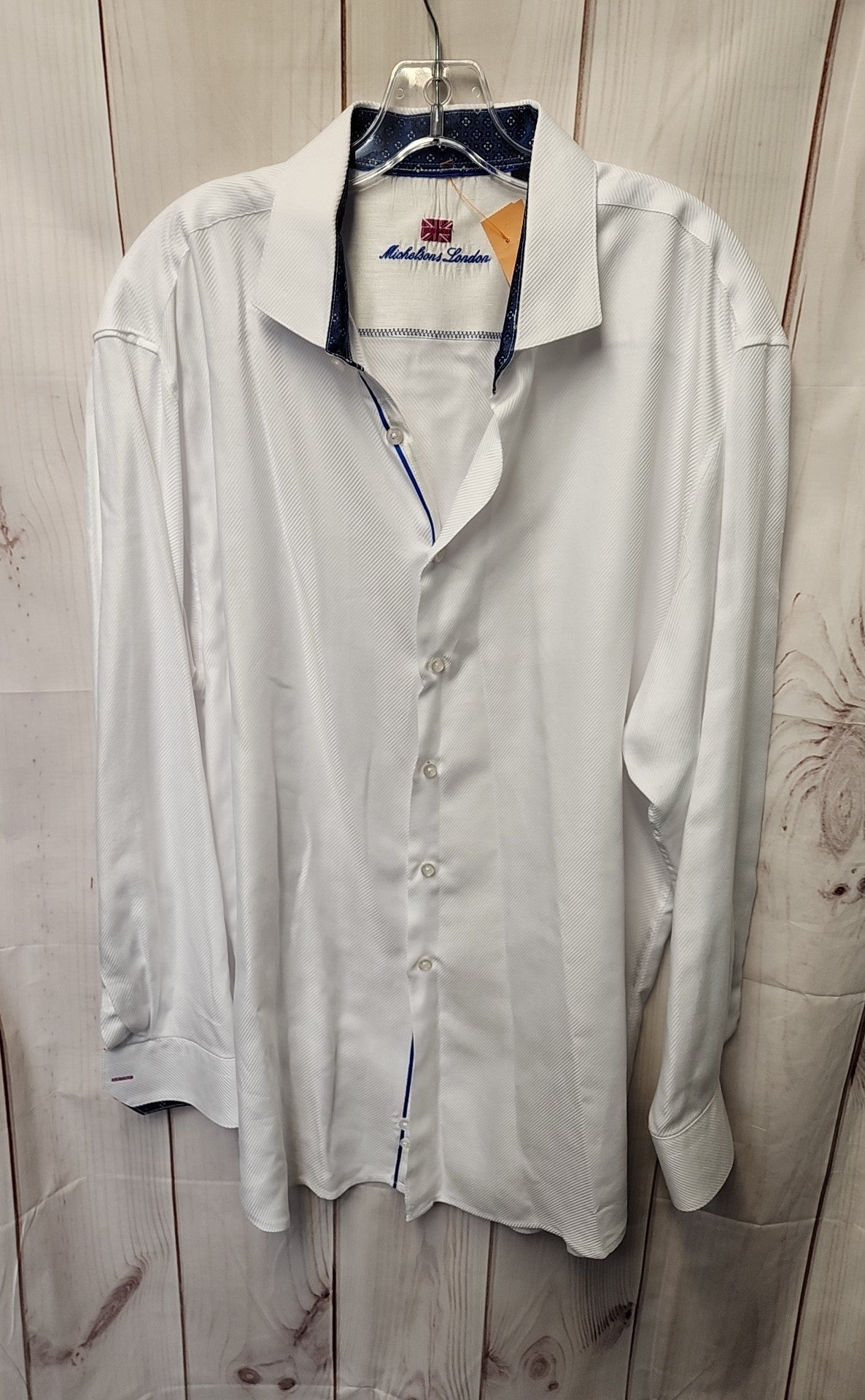Michelsons London Men's Size XL White Shirt