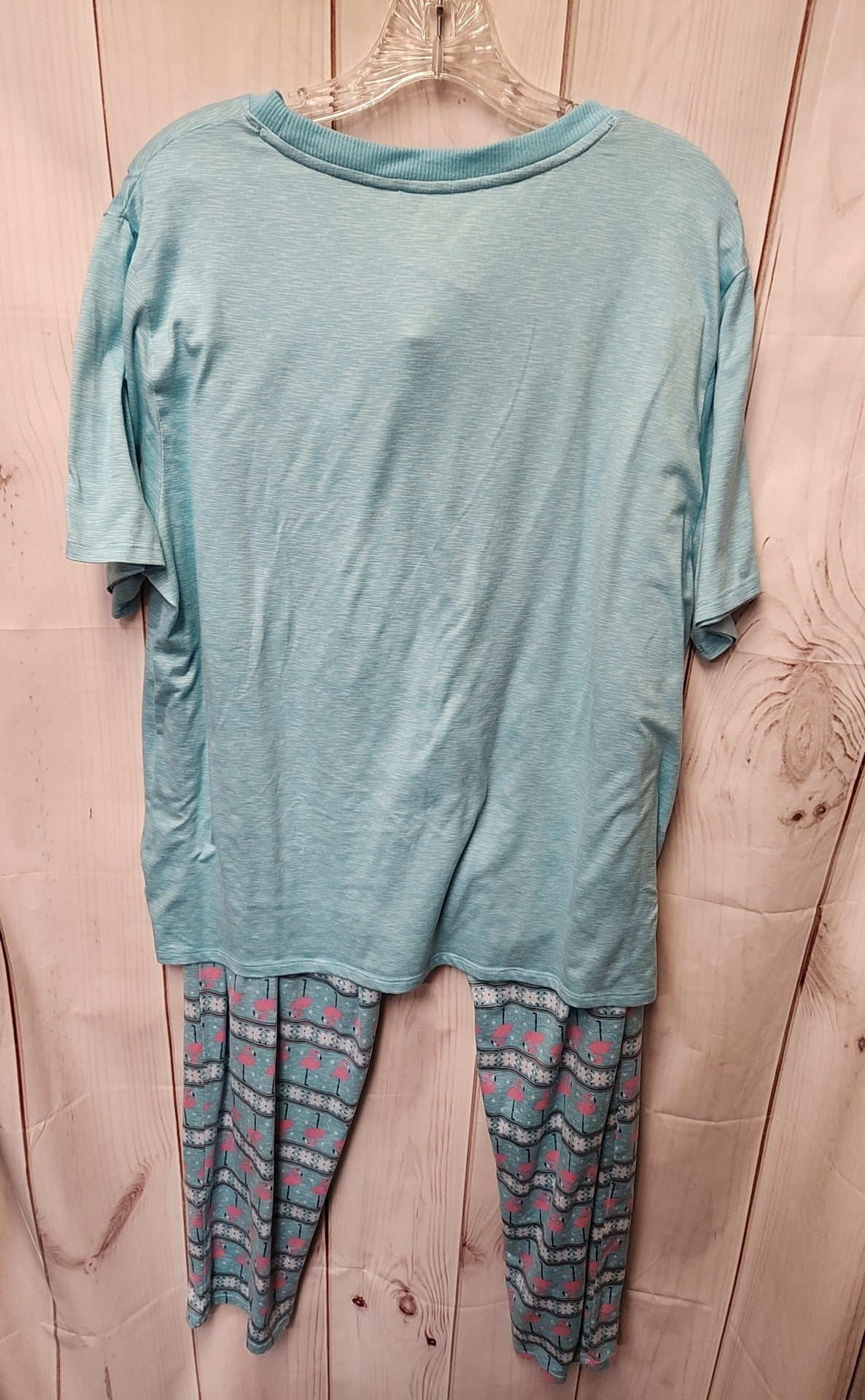 Magical Seasons Women's Size L Light Blue Holiday Pajamas