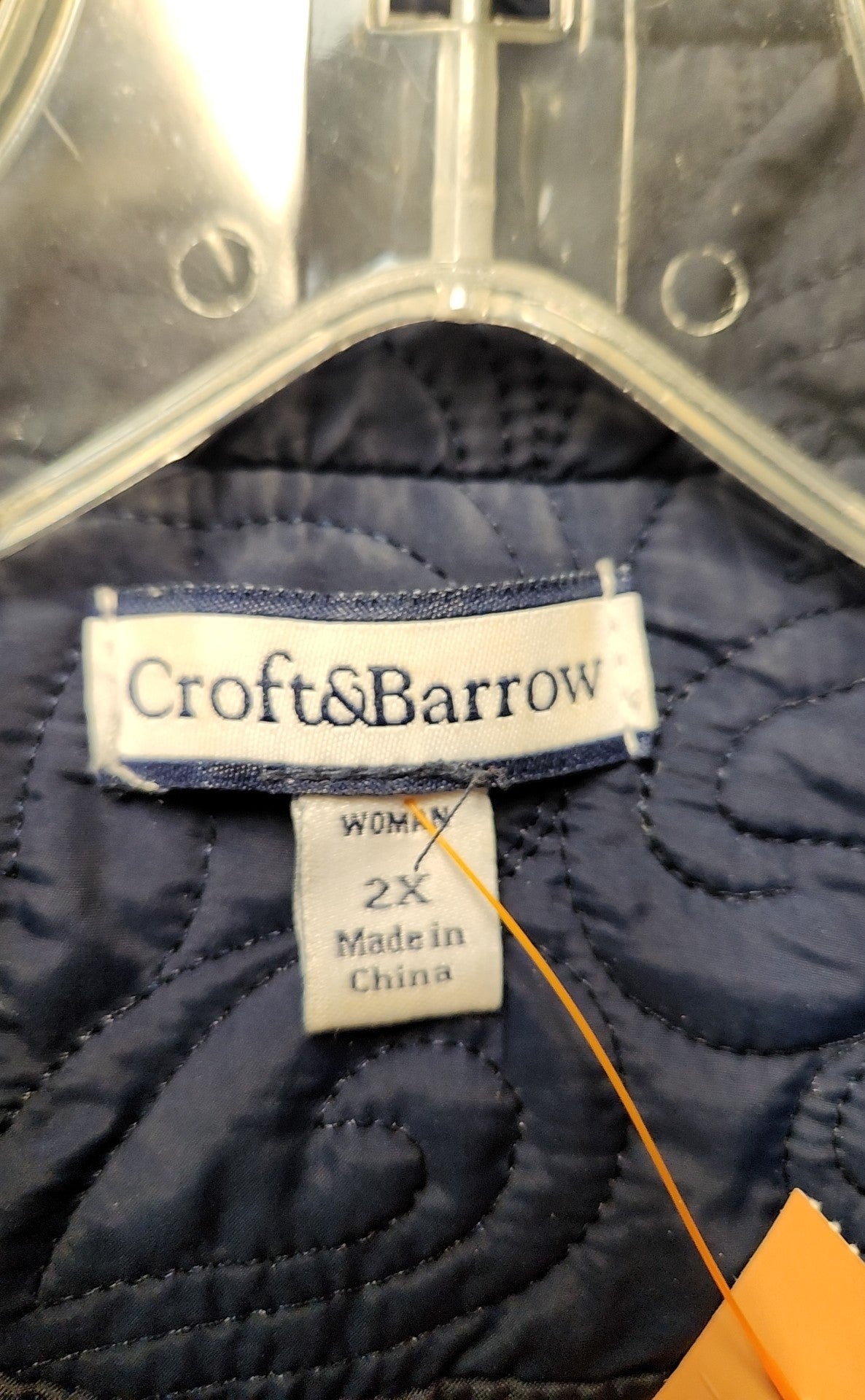 Croft & Barrow Women's Size 2X Navy Vest
