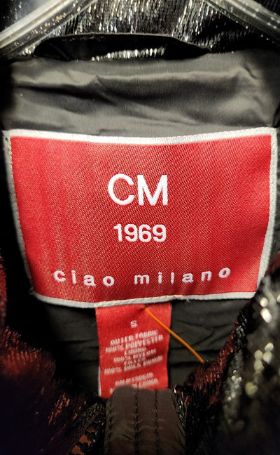 CM 1969 Ciao Milano Women's Size S Black Jacket