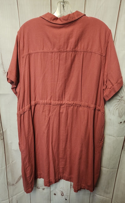 Croft & Barrow Women's Size 2X Pink Dress