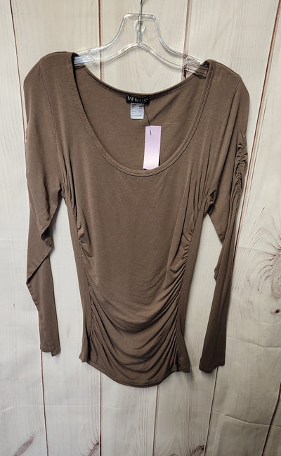 Venus Women's Size S Brown Long Sleeve Top