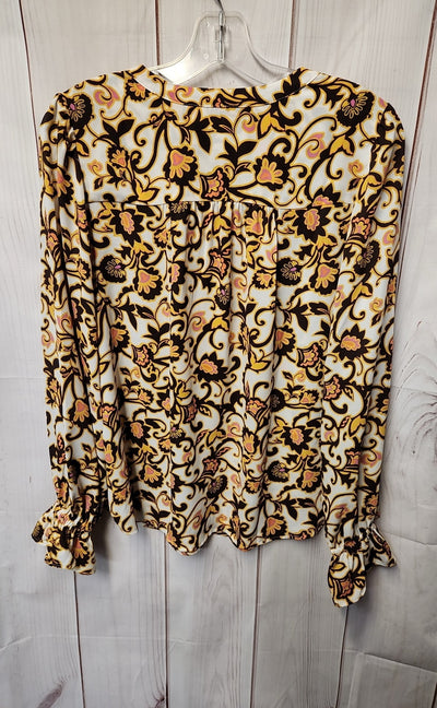 Loft Women's Size M Yellow Long Sleeve Top
