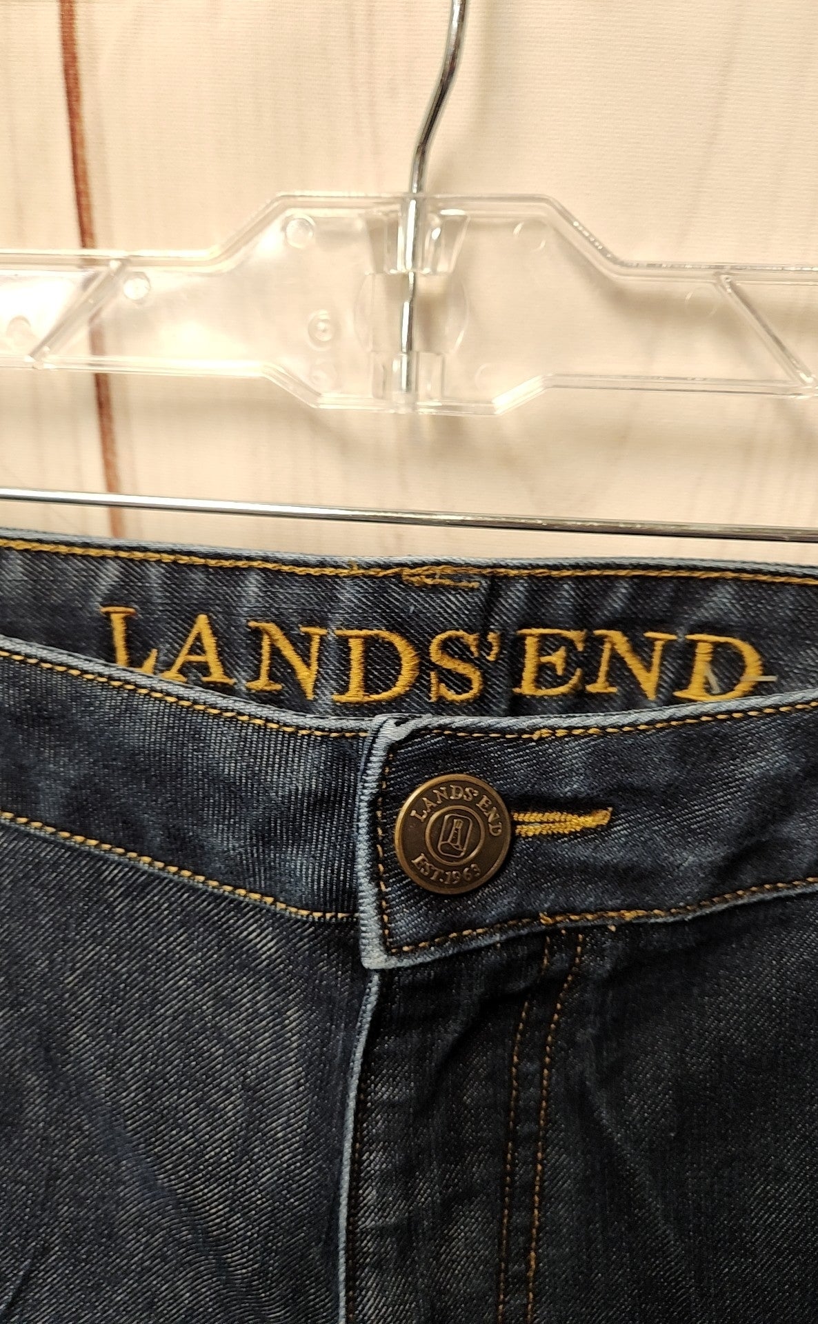 Lands End Women's Size 34 (18/1X) Blue Jeans