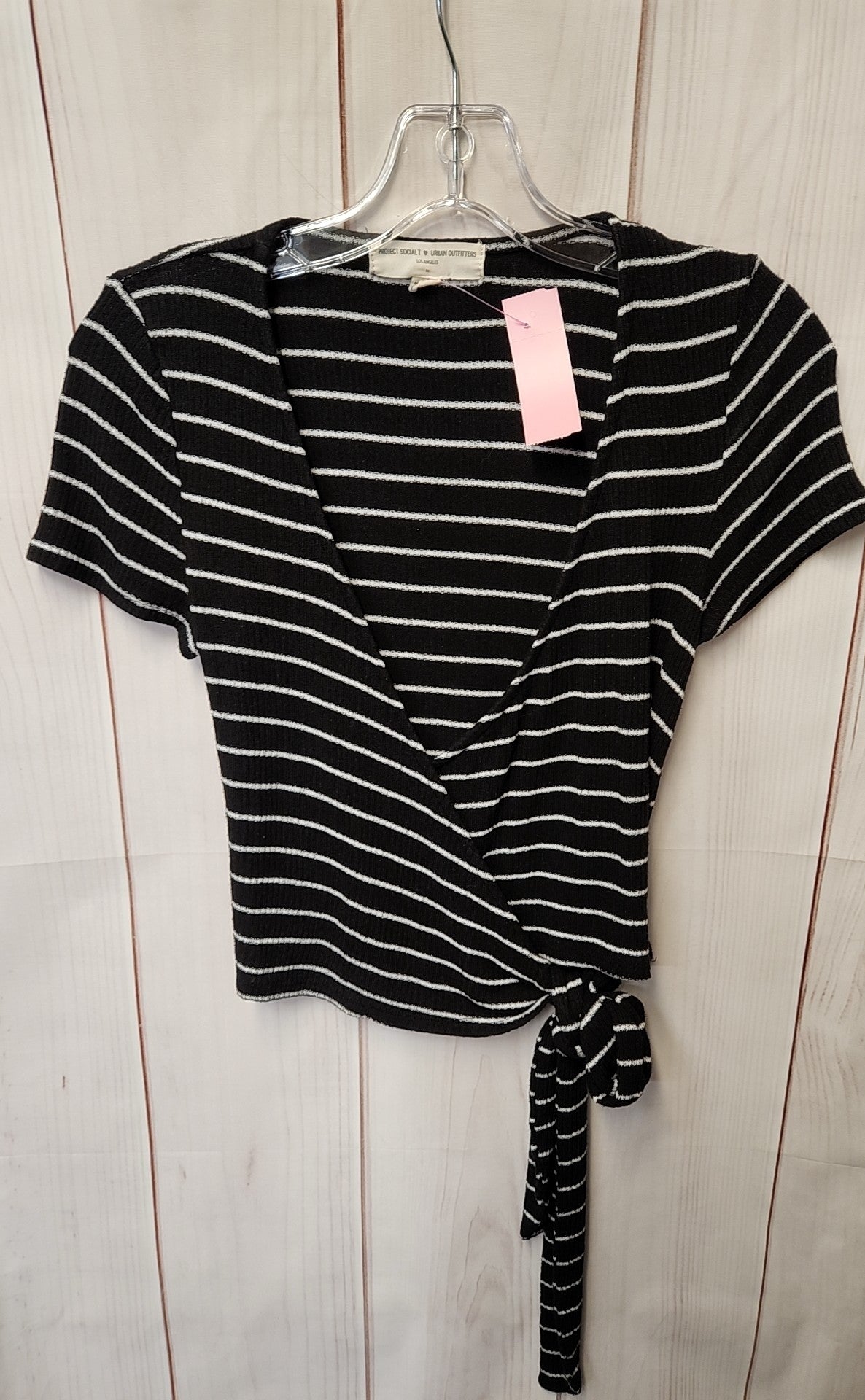 Project Social T Women's Size M Black Short Sleeve Top