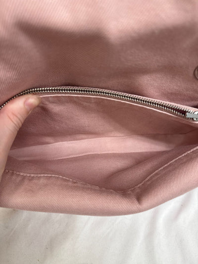 NWT Coach Quilted Pink Denim Tabbey Purse Bag