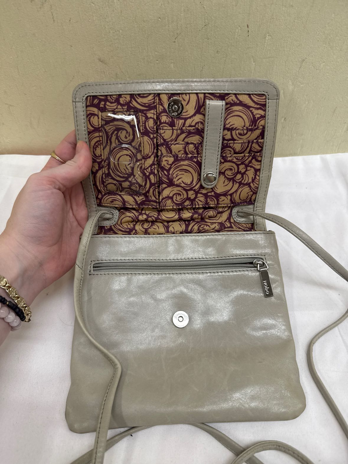 Hobo Gray Purse Bag