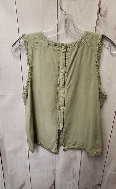 Altar'd State Women's Size M Green Sleeveless Top