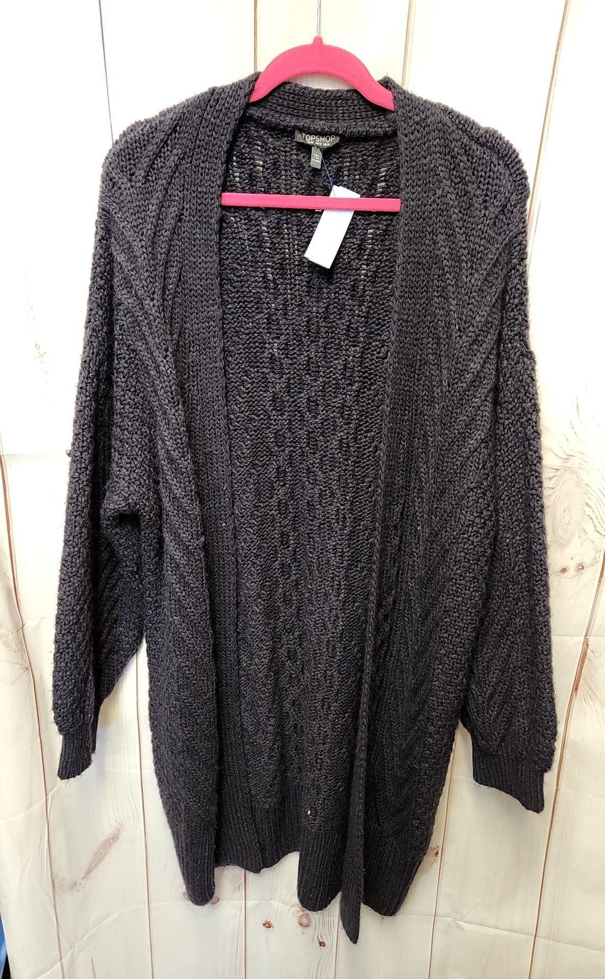 Topshop Women's Size 10 Navy Cardigan