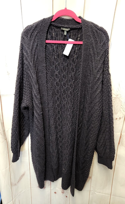 Topshop Women's Size 10 Navy Cardigan
