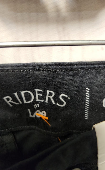 Riders Women's Size 10 Petite Black Pants Curvy Trouser