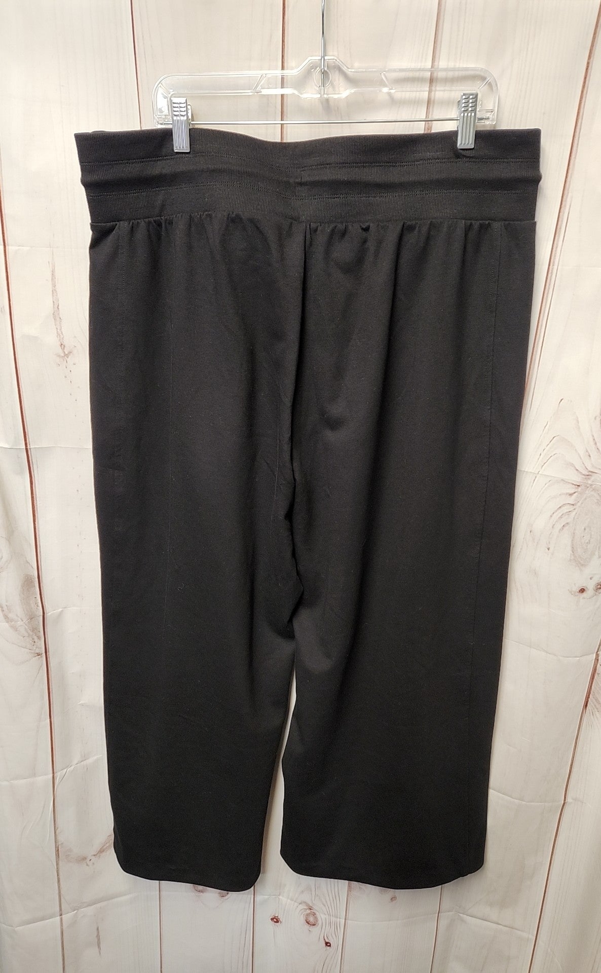 Old Navy Women's Size XL Black Sweatpants Extra High Rise Wide Leg