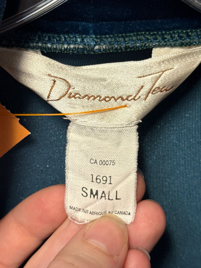 Diamond Tea Women's Size S Teal Robe