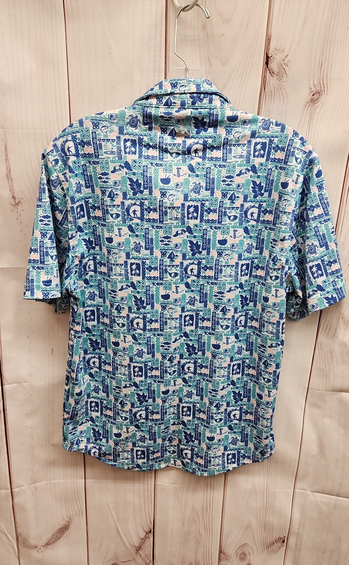 Bermuda Men's Size S Turquoise Shirt