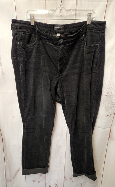 Kut from the Kloth Women's Size 18 Black Corduroy Pants