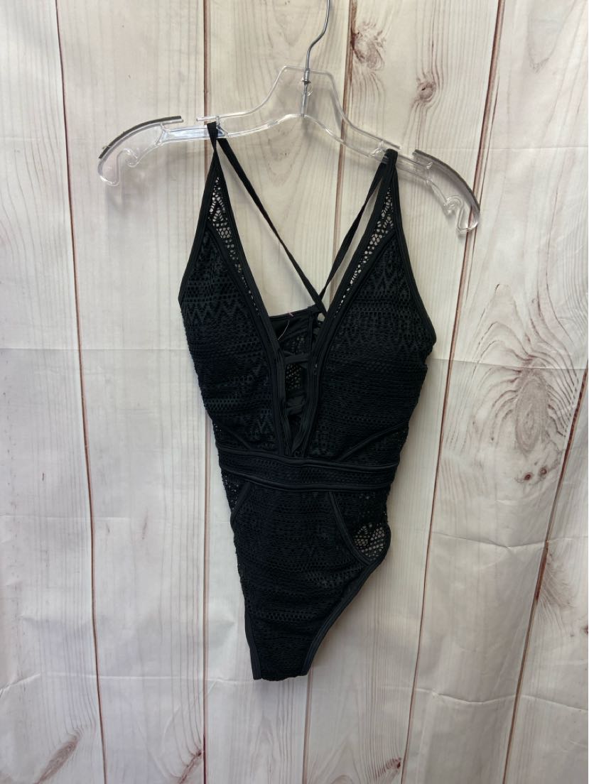 NWT Attraco Sports Women's Size M Black Swimsuit