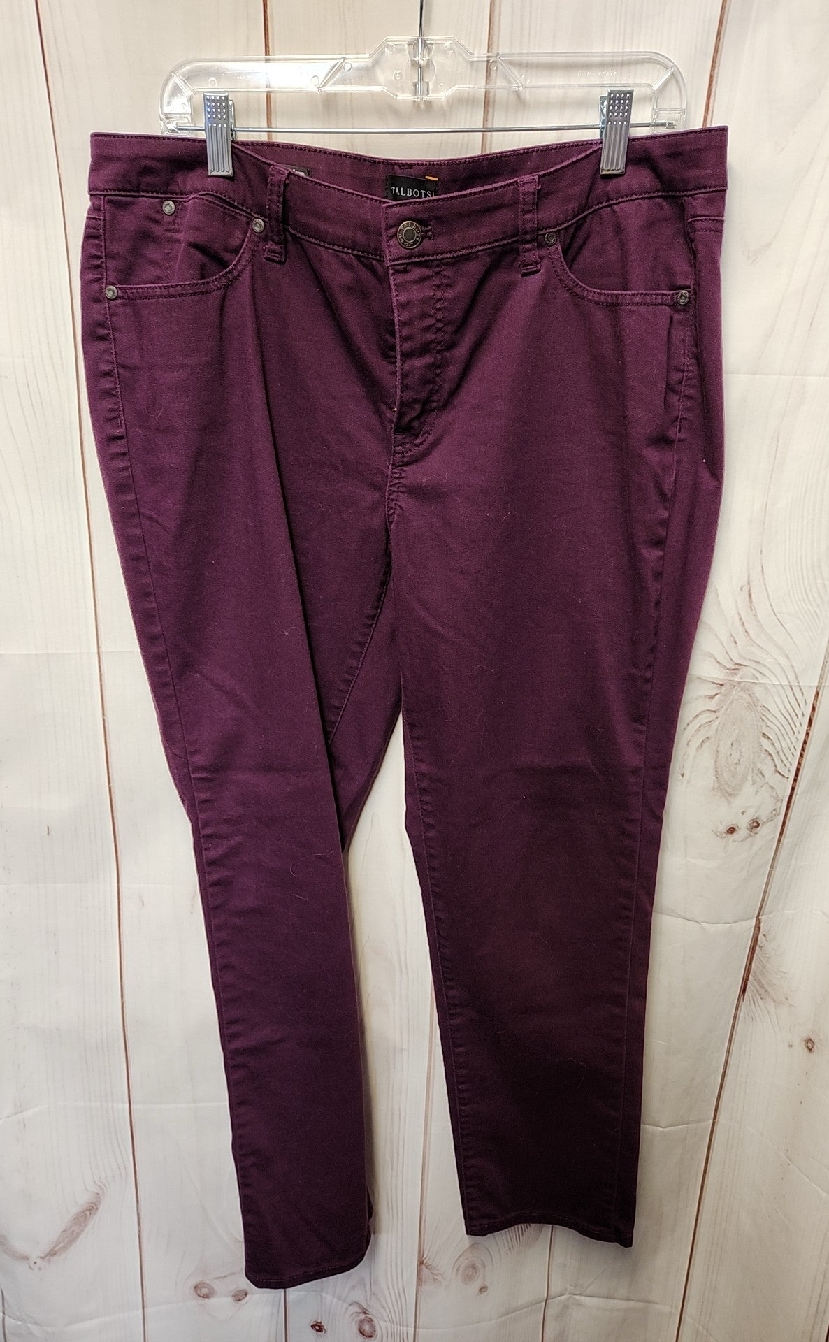 Talbots Women's Size 32 (13-14) Purple Slim Ankle Jeans