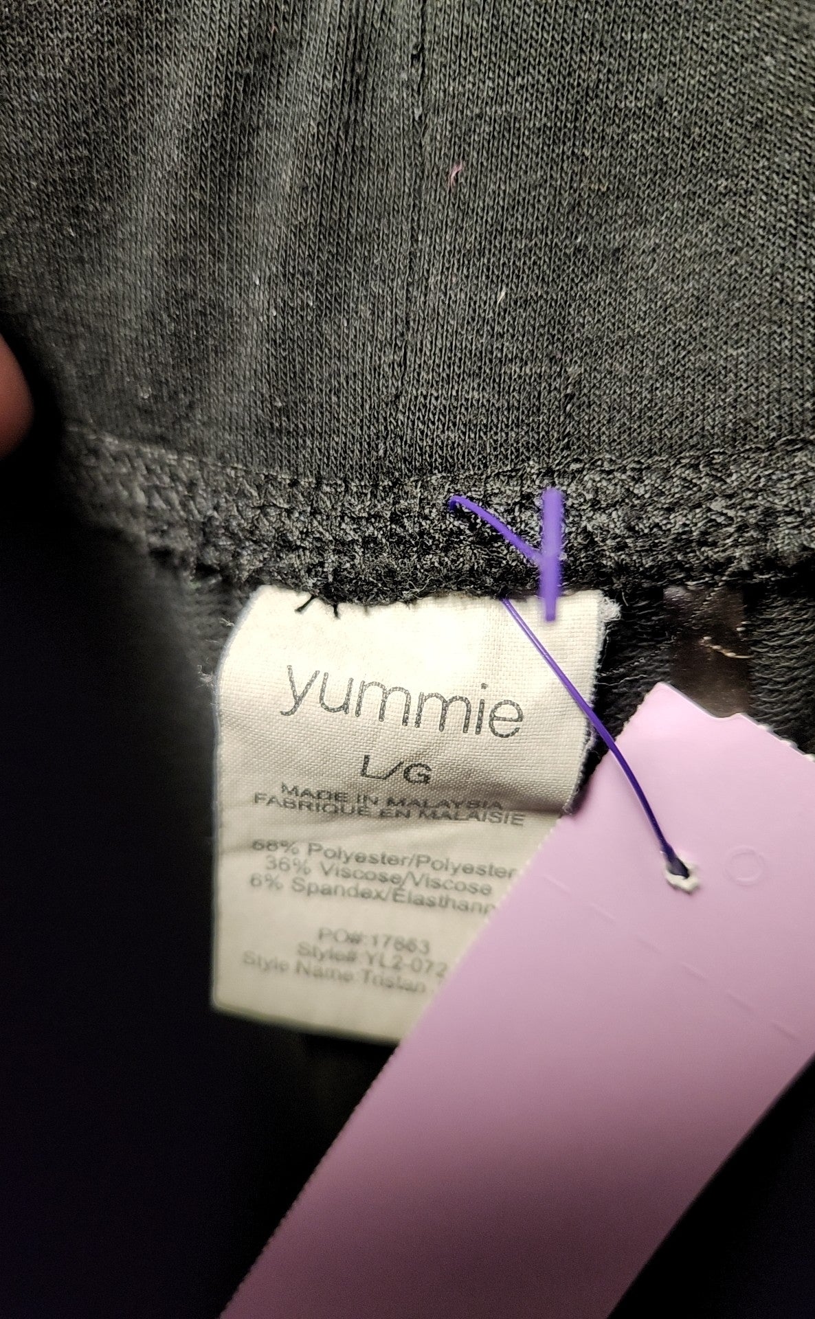 Yummie Women's Size L Black Pants