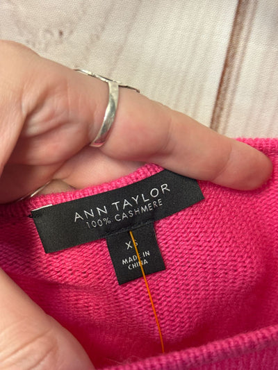 Ann Taylor Women's Size XS Pink Cashmere Sweater